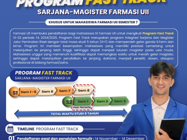 Program Fast Track Sarjana-Magister Farmasi UII