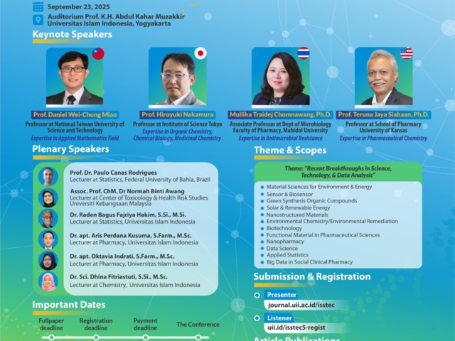5th International Seminar on Science and Technology (ISSTEC 2025)