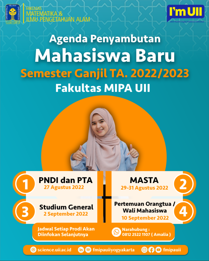 Agenda Penyambutan Mahasiswa Baru Fakultas MIPA Universitas Islam ...